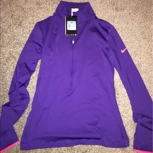 Nike purple dri-fit pullover