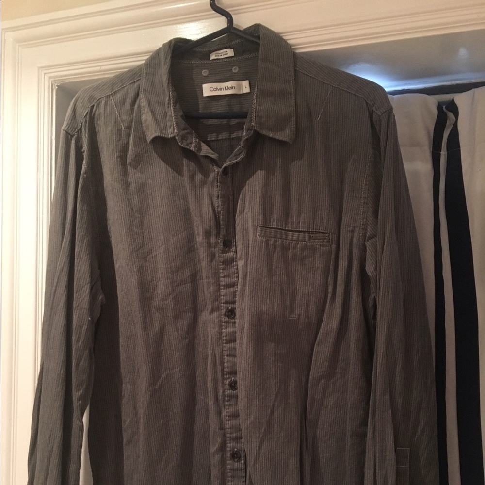 Ralph Lauren Grey Button Down
