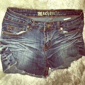 cut off denim shorts