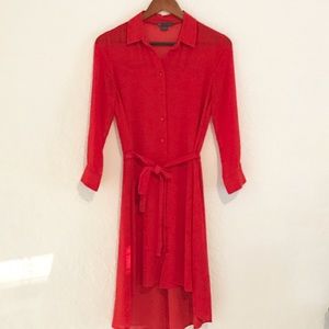 Armani Exchange hi-low dress