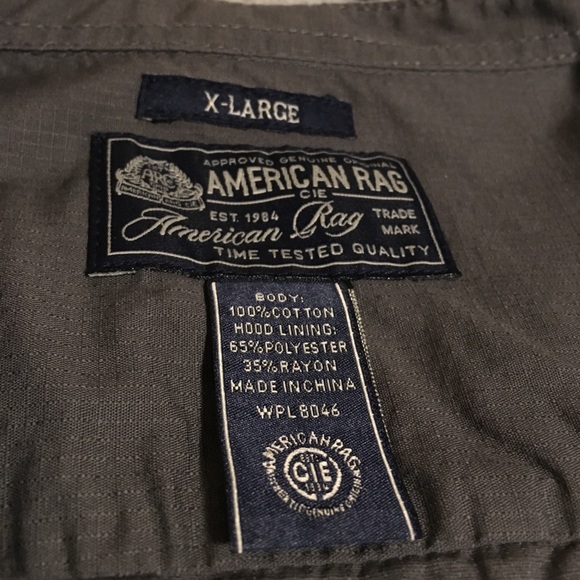 XL American Rag button up hooded shirt - Picture 3 of 3