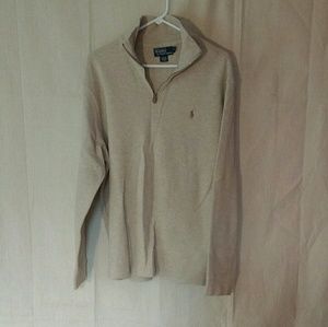 SOFT! Polo 100% Cotton Pullover with Leather Pull