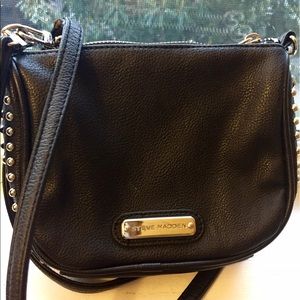 Black Steve Madden satchel purse