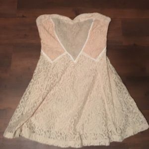 Urban Outfitters strapless dress