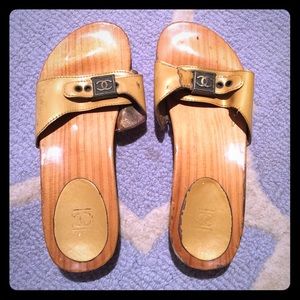 Iconic Coco Chanel dr. Scholls slides