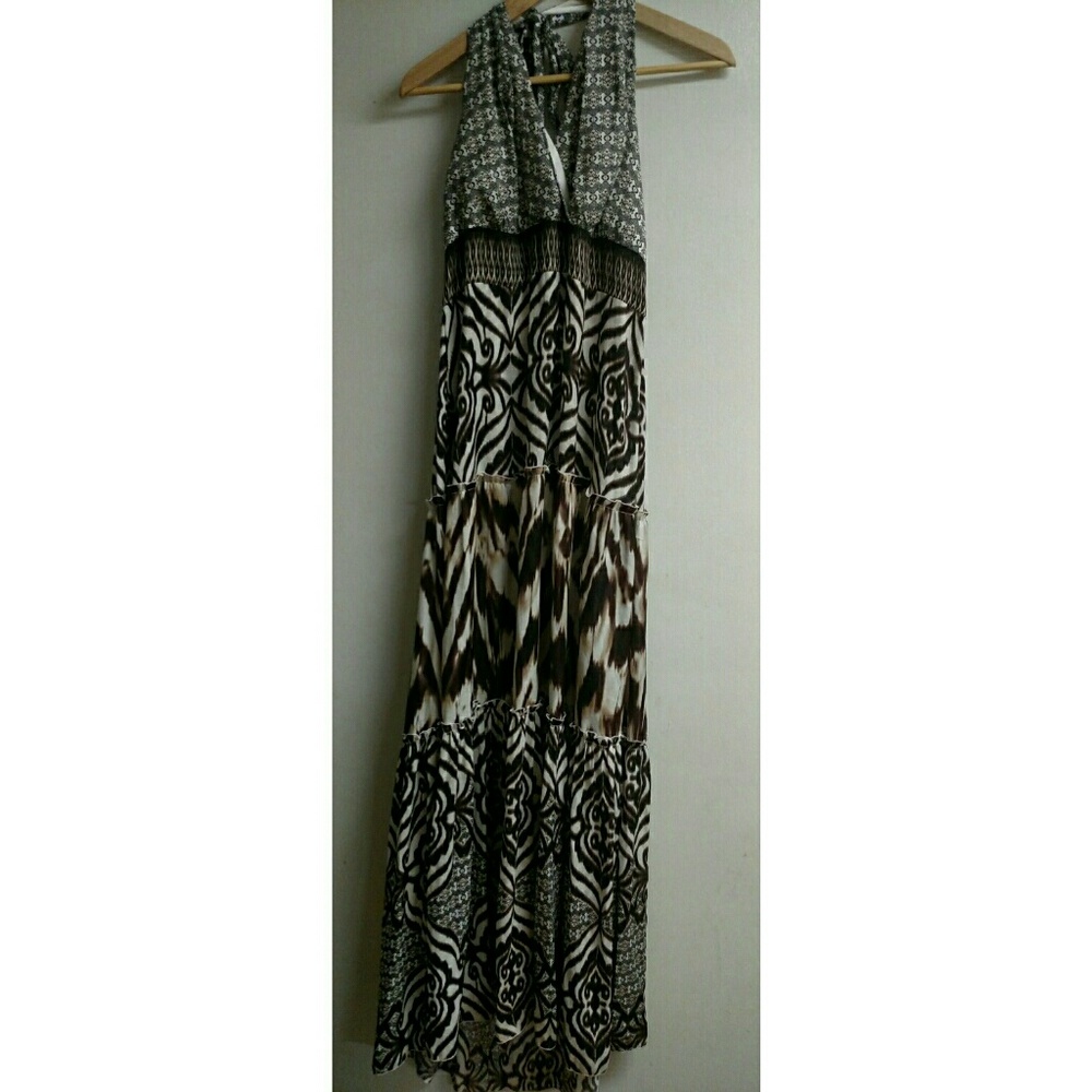 Halter maxi dress