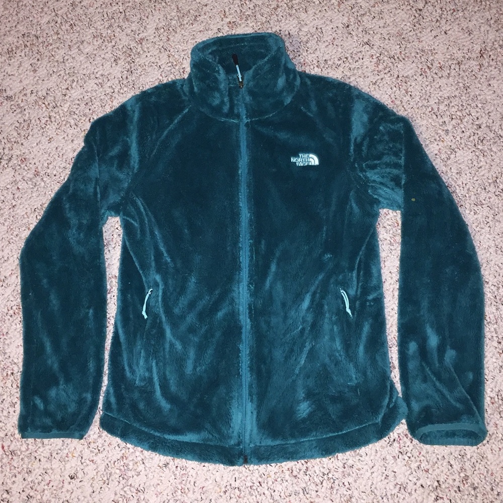 North Face fuzzy zip-up