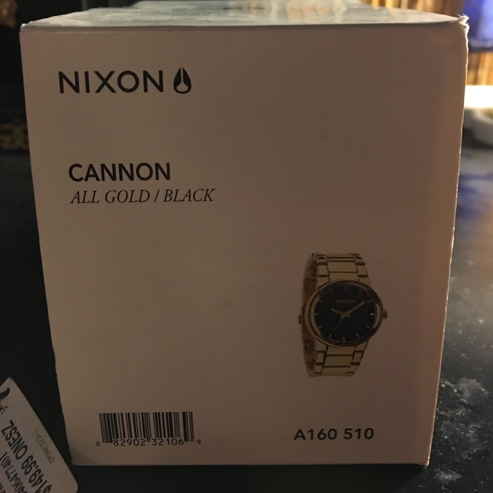 CANNON ALL GOLD NIXON WATCH