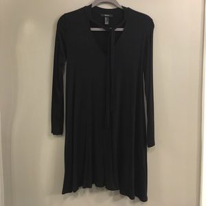 Black Neck Tie Dress