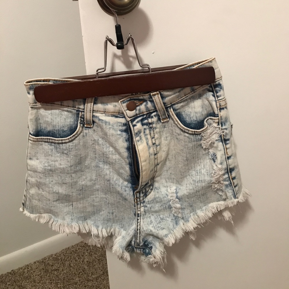 High waisted shorts