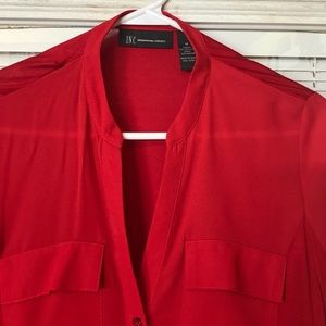 INC International blouse size M soft flow nice