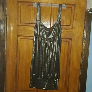 Figjting Ed Gold Dress