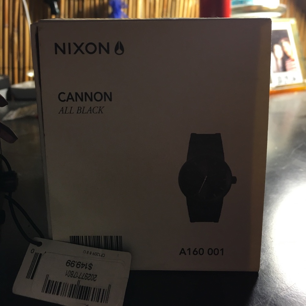CANNON ALL BLACK NIXON WATCH