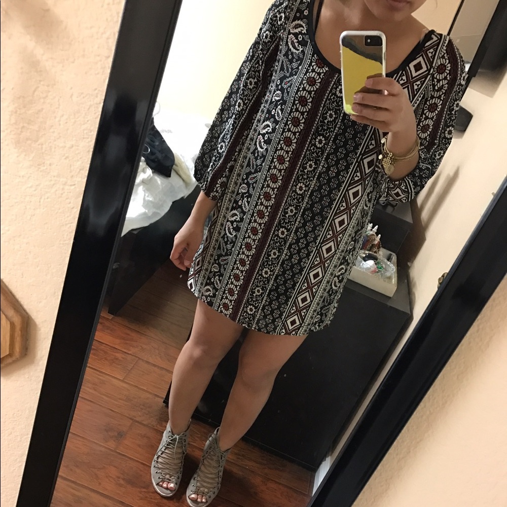 ✨ Buy 3 for $25 ✨NEW! Tribal Print Swing Dress