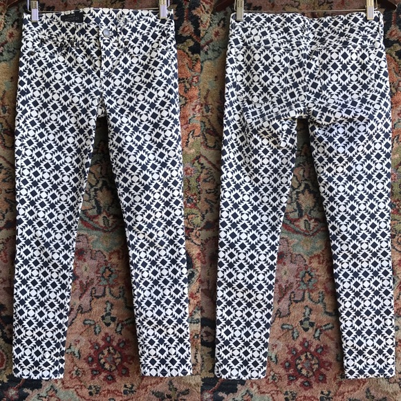 J Crew Toothpick Jean Geometric Print - Picture 4 of 6