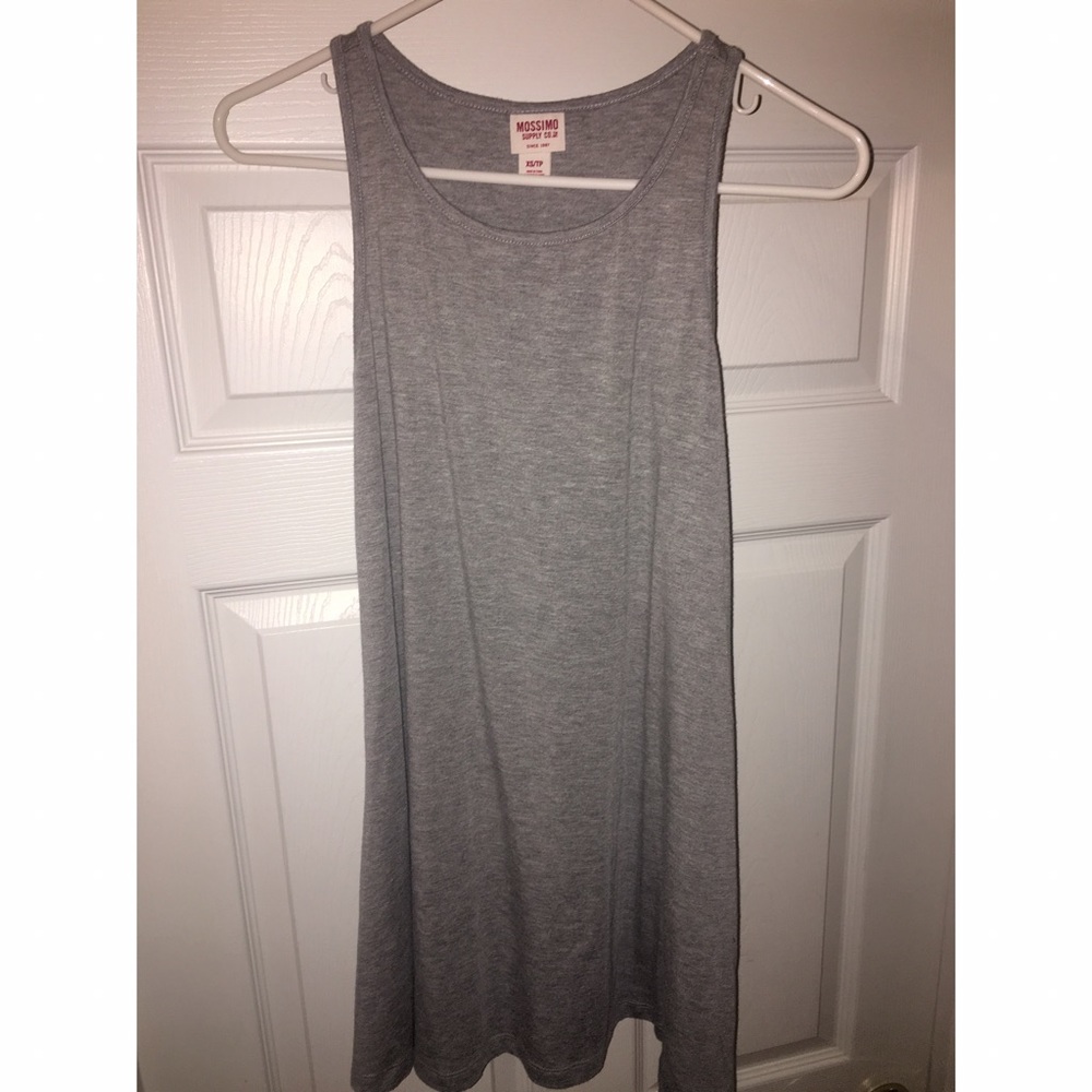 Grey t-shirt dress