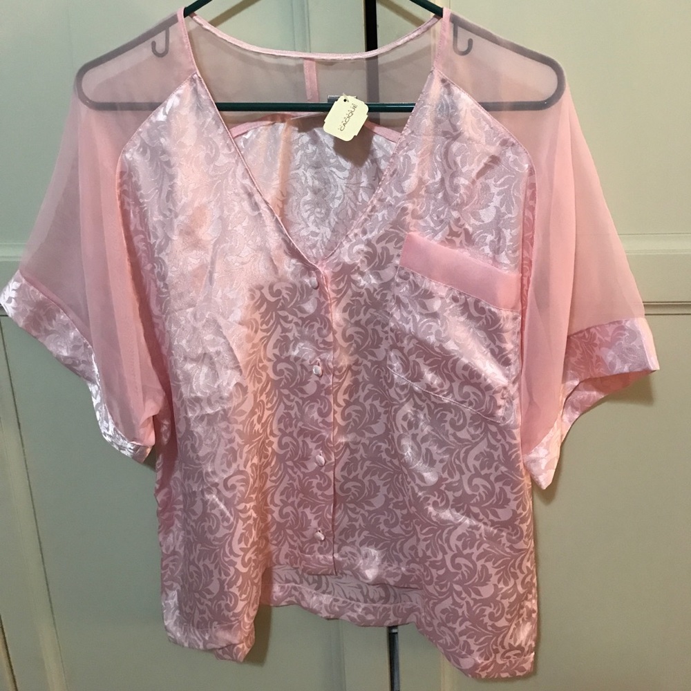 Silk short set lingerie