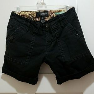 Sanctuary Clothing black cut off shorts