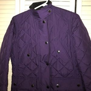 Purple Ralph Lauren quilted jacket