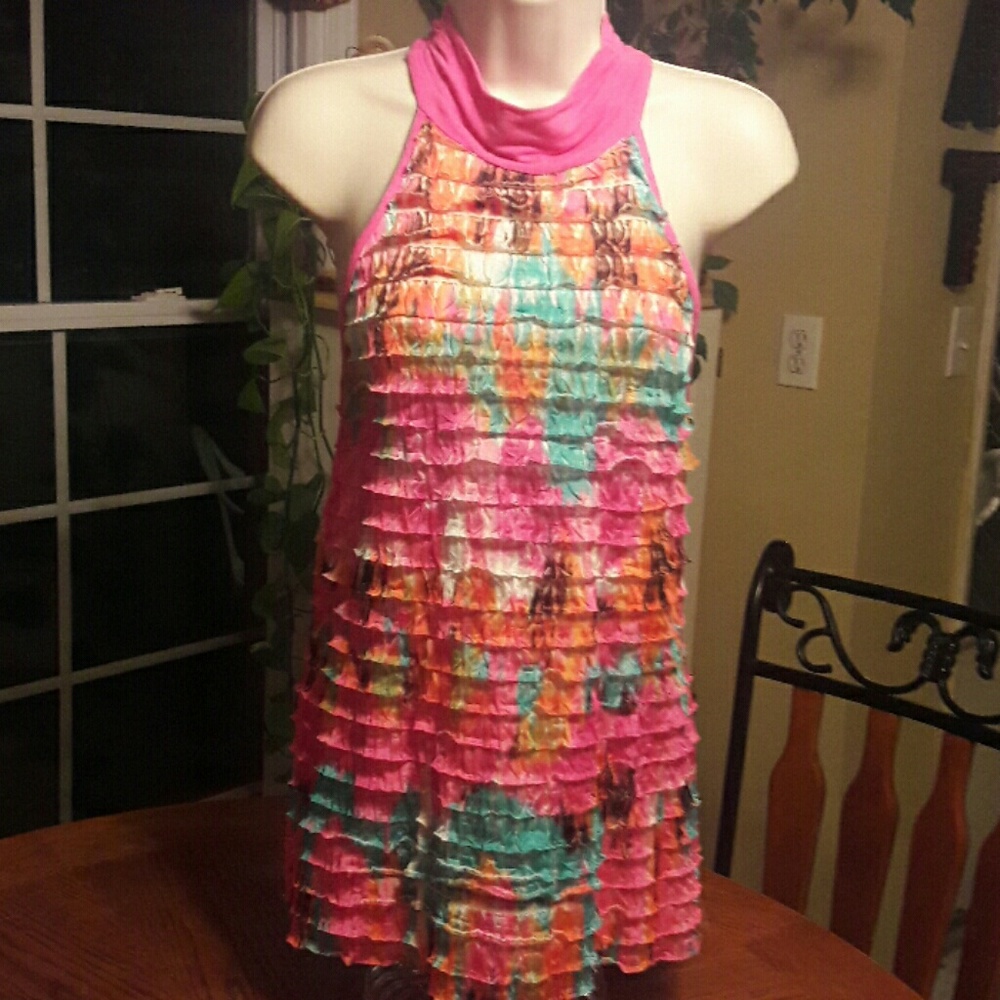 Ruffled tank