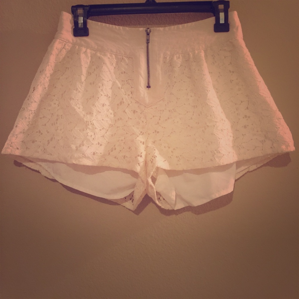 Jack by BB Dakota Crochet Lace Shorts