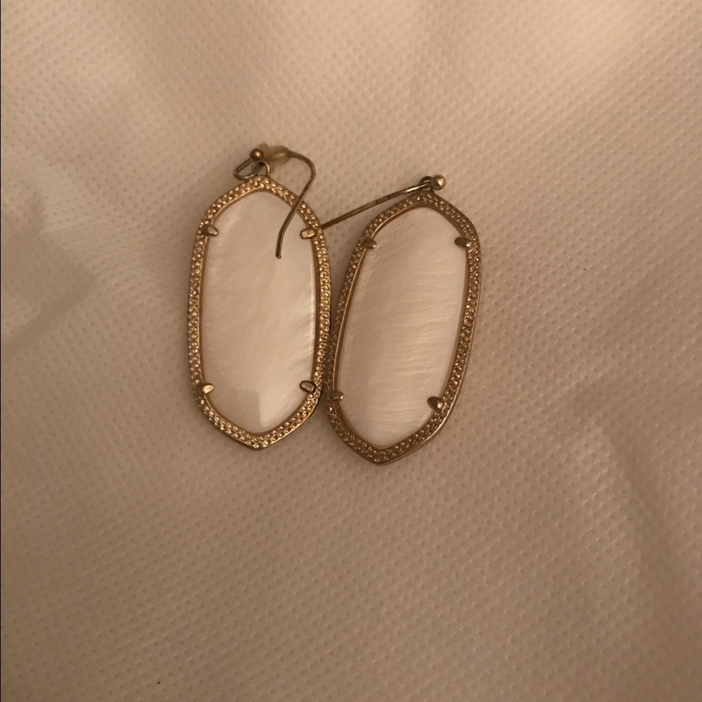Second pair of white small Kendra Scott