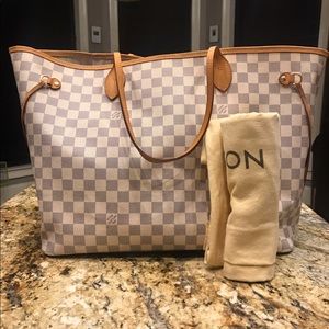 💋SOLD!!!💋 Louis Vuitton Neverfull GM Damier Azur