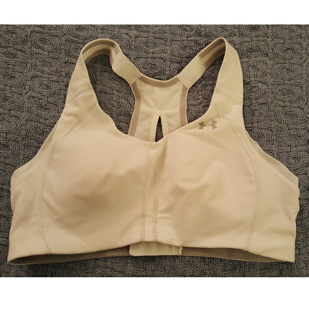 NWOT White Under Armour Sports Bra