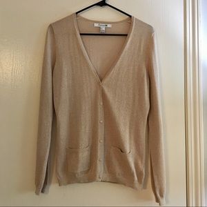 ⭐️MAKE AN OFFER! MOVING!⭐️ Gold cardigan