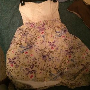 Floral Dress. mermaid top.