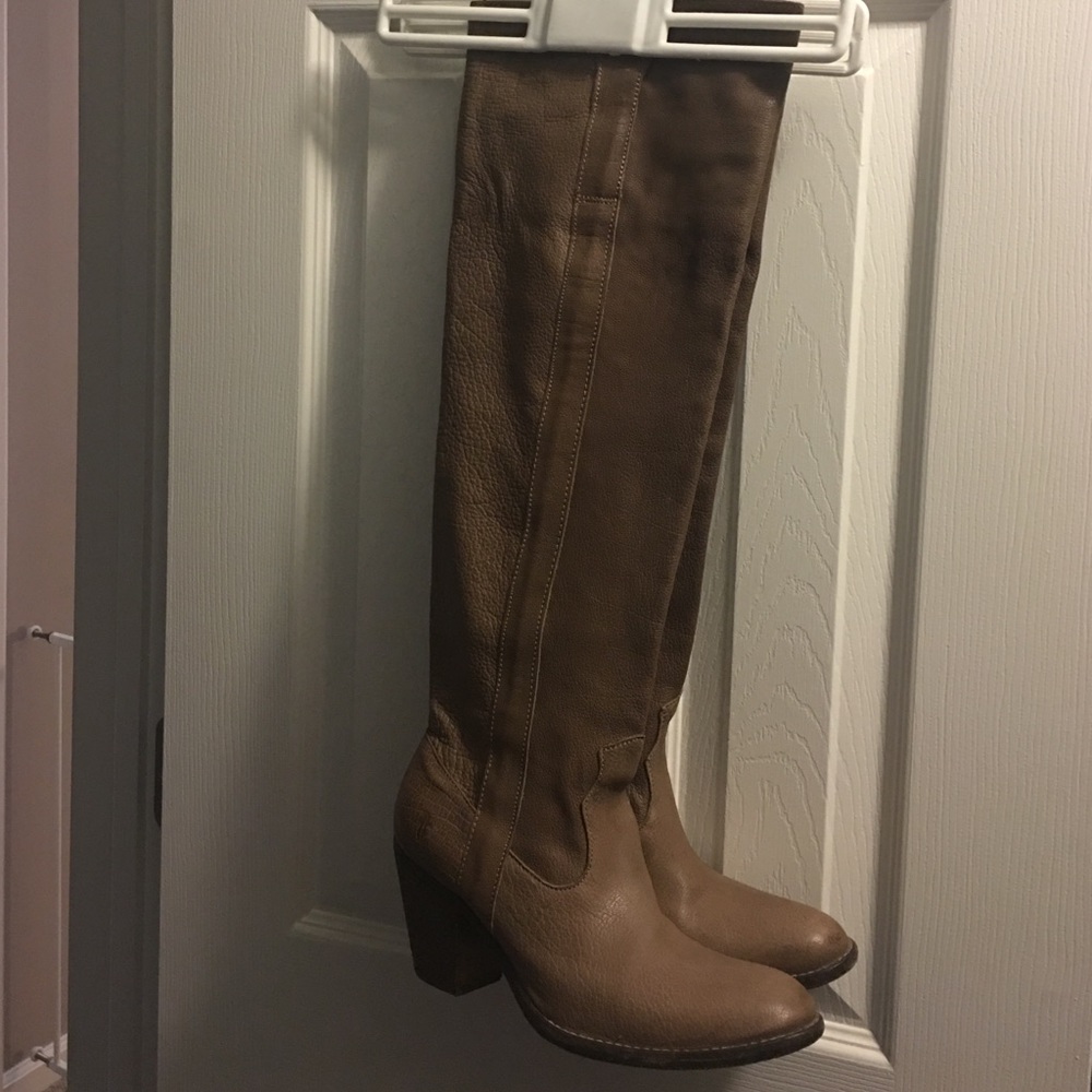 Frye boots Taylor over the knee in mocha