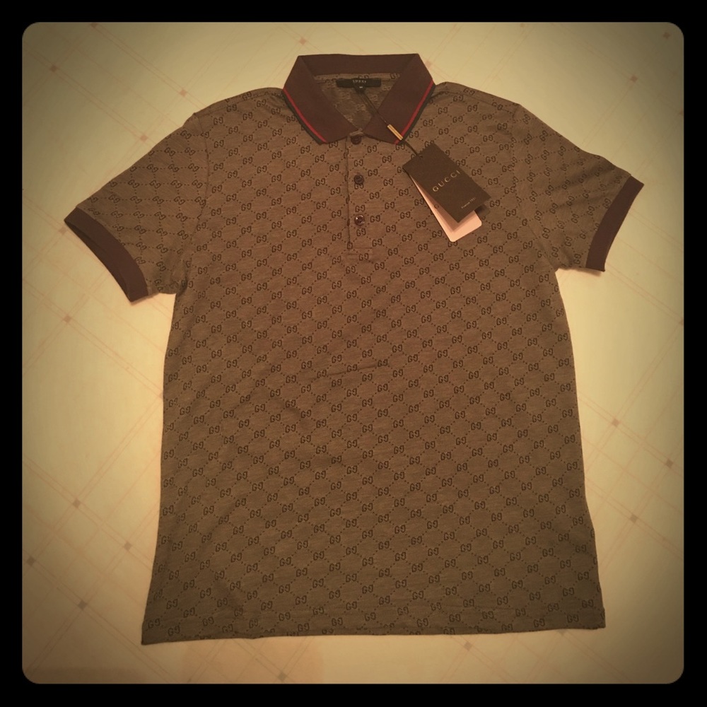 Gucci monogram polo