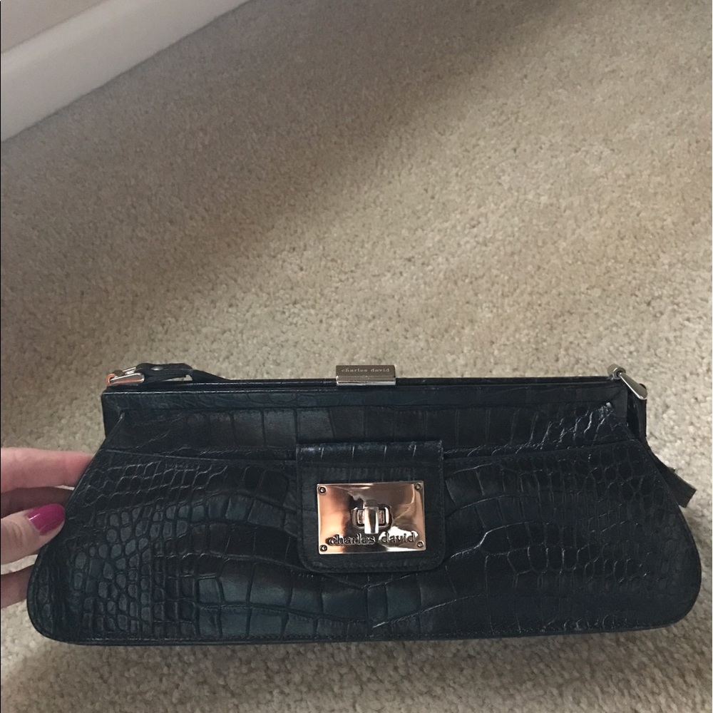 Charles David black handbag