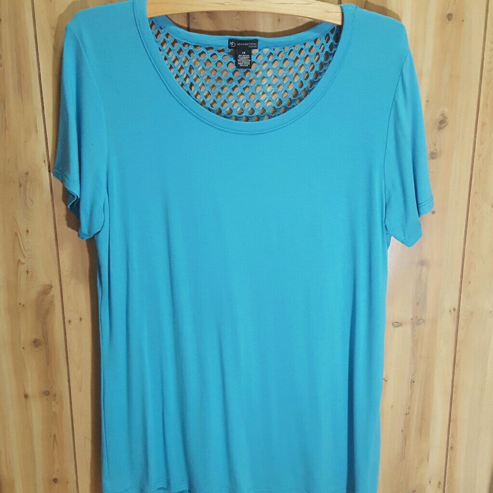 Fish Net Half Back Tshirt