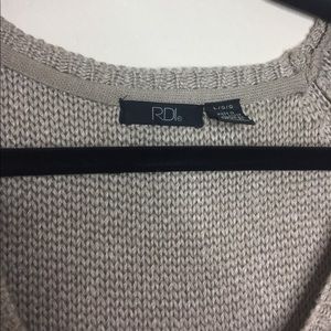 RDI Sweaters - RDI taupe knit sweater RDI Sweaters - RDI taupe knit sweater