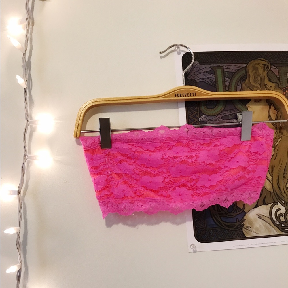 🌺🌷 Bright pink/orange bandeau🌸🌹