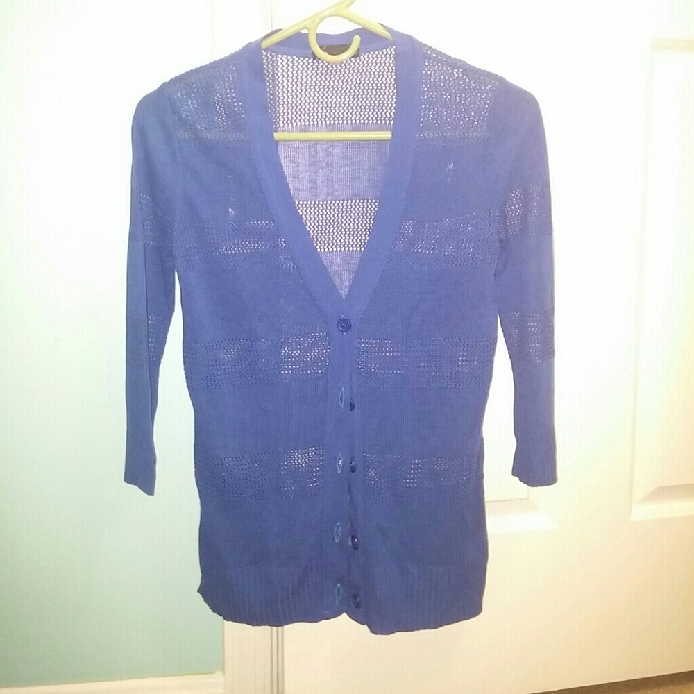 Royal blue cardigan