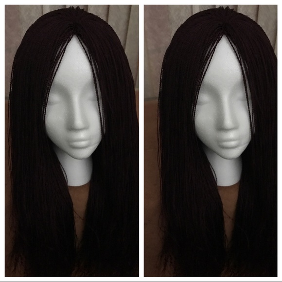 Auburn / red micro braid wig! main image 6