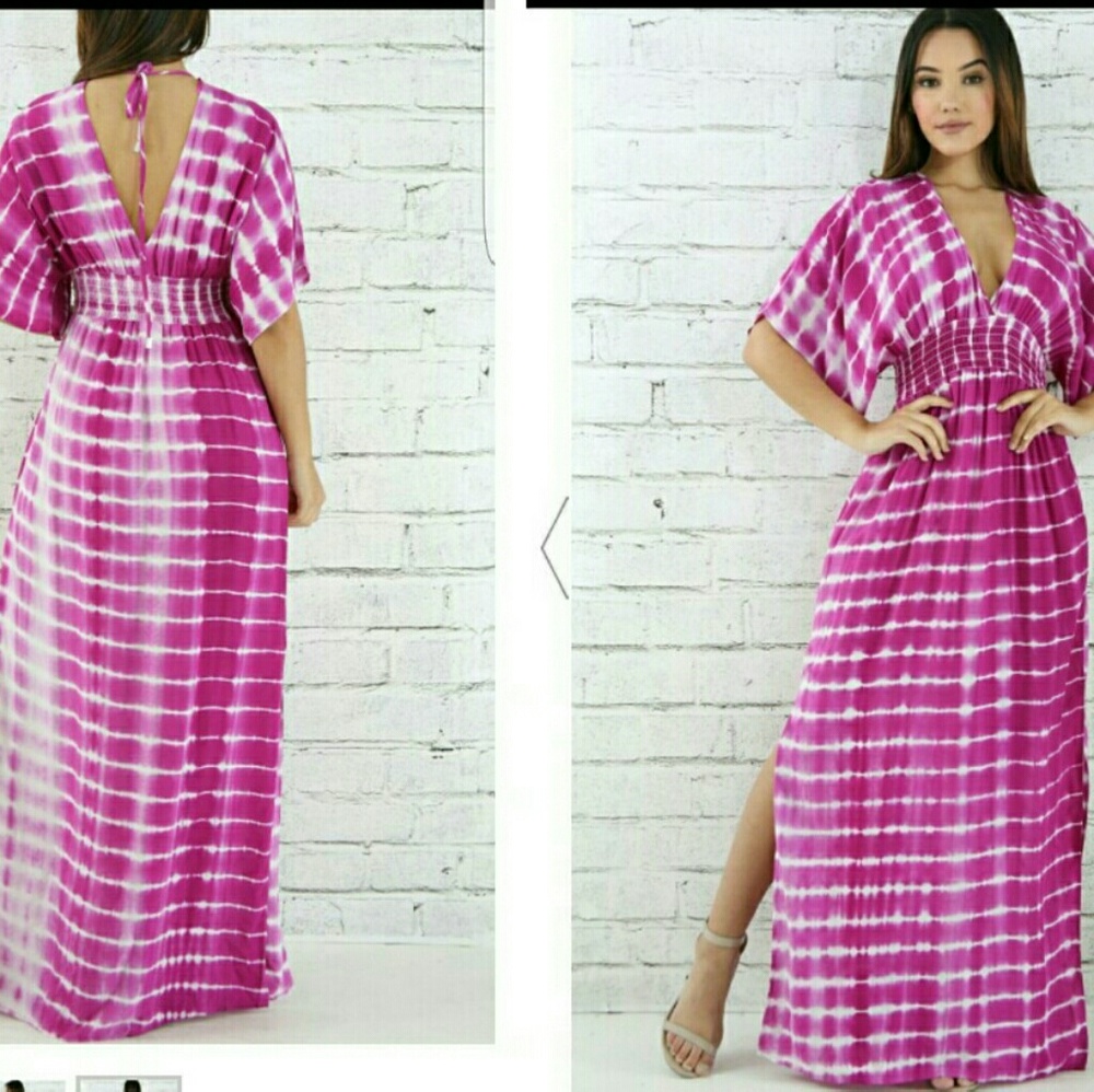 Tie dye maxi