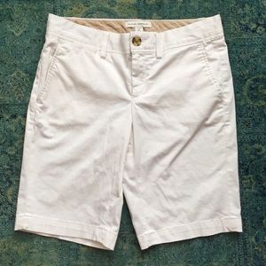 Banana Republic white Bermuda shorts 4