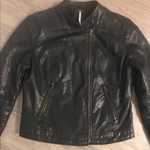 Free People Leather Jacket