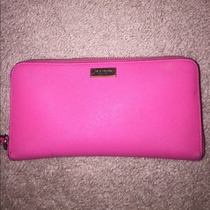 Kate Spade 'Cameron Street' Pink Leather Wallet