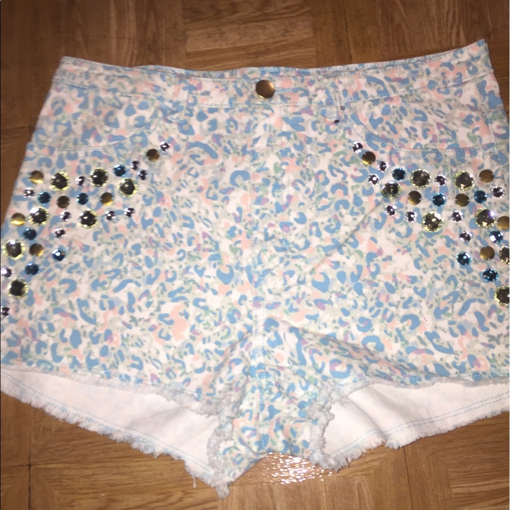 H&M Bedazzled Shorts