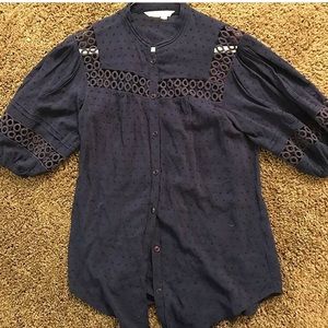 Anthropologie silk blouse