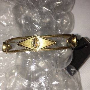 J Crew gold cuff bracelet