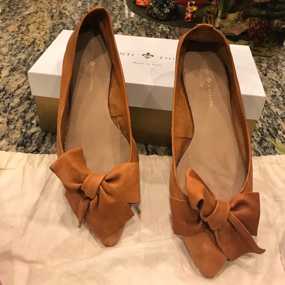 Mercanti Fiorentini camel flats