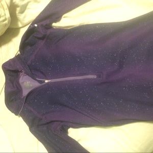 Nike pro purple galaxy sweatshirt