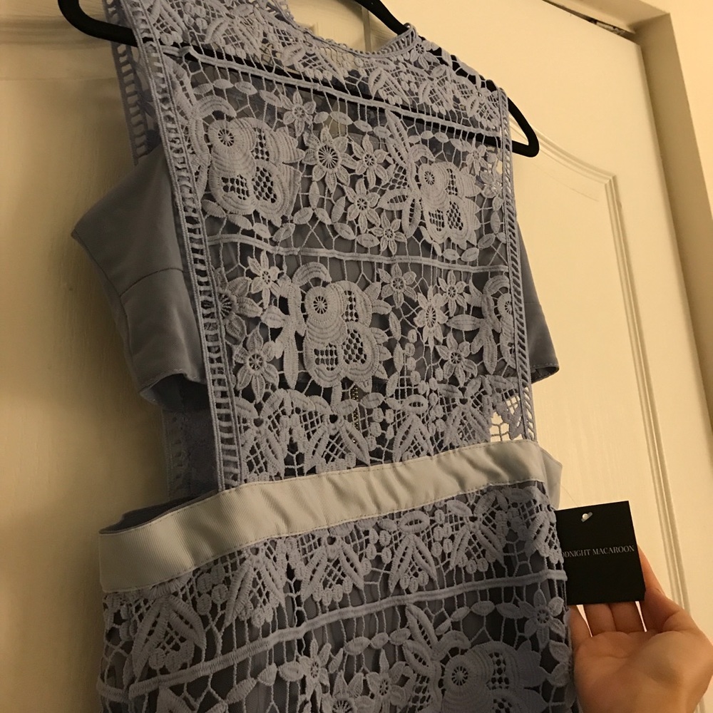 Goodnight Macaroon Tyra Lilac Sleeveless Dress - Picture 3 of 5