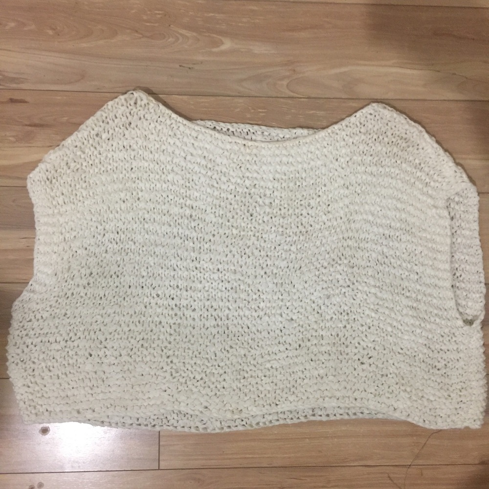 Knitted Cream Top