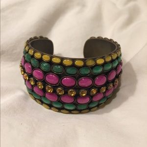 Sorrelli Rounding Retro Stone Cuff Bracelet